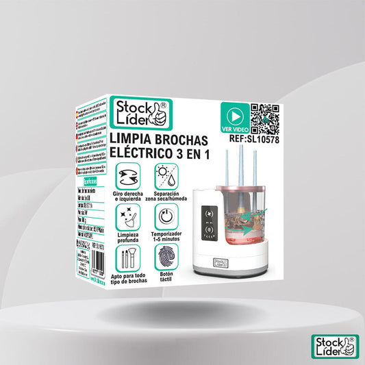 BrushClean Pro - Limpiador Eléctrico 3 en 1