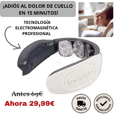 MagneticNeck Pro - Masajeador Cervical Electromagnético Profesional