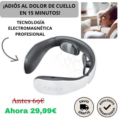 MagneticNeck Pro - Masajeador Cervical Electromagnético | Alivio instantáneo desde casa