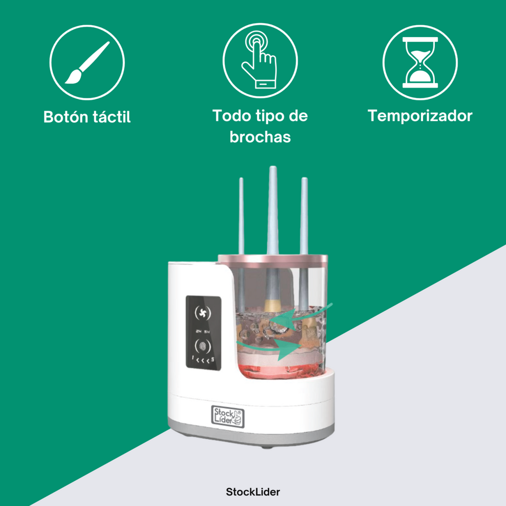 BrushClean Pro - Limpiador Eléctrico 3 en 1